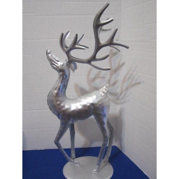 NEW Art Deco Style  Deers Bambi Moose Figurine Statue - Picture 2 of 5